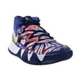 thumbnail image 2 of Nike Kybrid S2 "Tie-Dye USA" Basketball Men's Shoes Blue-Metallic Gold cq9323-400, 2 of 6
