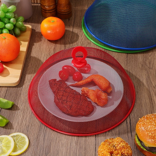 ELAYARD 3Ud Protectores De Comida Reutilizables De Malla Para Con Material Resistente