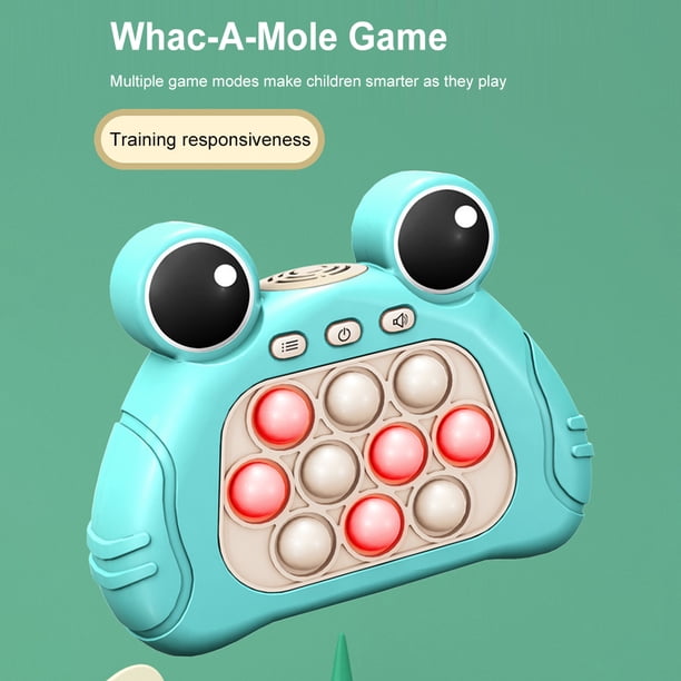 Groundhog Game 4 Modos de juego Hit Gophers Juego para niños Niños Niñas (Lake Blue)