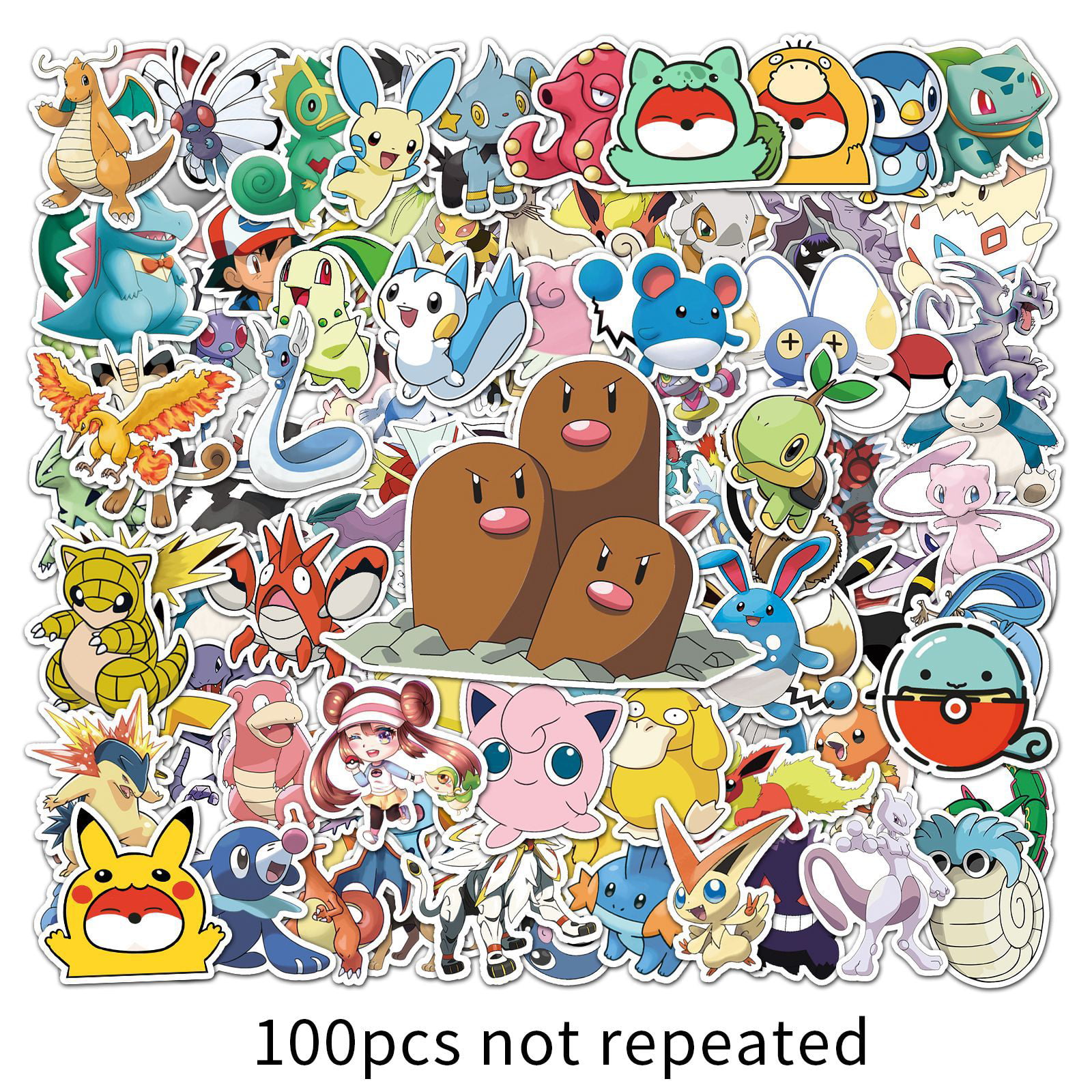 Stickers Pegatinas Anime Pokémon 50uds. – Sweet Baby Kid