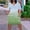 Green formal dresses for women 02, variant on Summer Dresses 2025 Womens Dresses Short Sleeve V-Neck Solid Knee-Length Summer Dress Casual Swing T Shirt Dresses Pocket Plus Size Dresses Midi Dress for Women