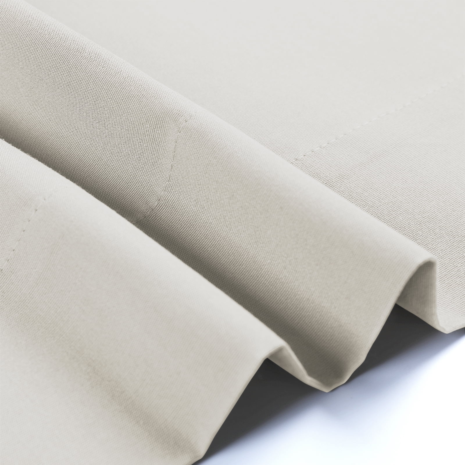 TWOPAGES Outdoor 72 W X 96 Inch Drape Waterproof Windproof Curtain for Patio, 1 Panel, Beige