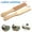 Beige, variant on Clearance Cutter under $5,Handle Wooden Sharpener Leather Sided Strop Polishing Kitchen，Dining & Bar