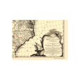 thumbnail image 2 of War Map - United States Mississippi Course - Brion de la Tour 1783 - Vintage Wall Art, 2 of 4