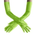 thumbnail image 1 of TIEVOSA Gants Longs en Cuir Extensible pour Femmes Accessoires pour Fêtes Ou Événements Formels, 1 of 1