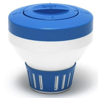 Mainstays Floating Collapsible Pool Blue Chlorine Dispenser for 3 ...