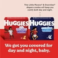 thumbnail image 5 of Huggies Overnites Comfortable Wetness Indicator Hypoallergenic Fragrance Free Overnight Breathable Diapers - Size 5, 100 Count, 5 of 11