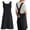 Men's Black, variant on Linen Cross Back Kitchen Apron with Pockets  Cute, suitable for baking, painting, gardening, cleaning Grey