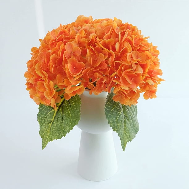 Jinsinto Artificial Hydrangea 49cm Large Fake Hydrangea Heads with