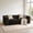 Black, variant on Luxury Compression Module Couch,Chenille,Thick Seat,Soft Sectional Sofa for Living Room(Beige,Ottoman)