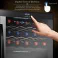 thumbnail image 5 of NutriChef 33 Bottle Dual-Zone Refrigerator PKCWCDS335, 5 of 8
