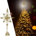 thumbnail image 1 of npkgvia Christmas Decorations,Desk Decor,Glitter Craft Merry Christmas Decoration Party High Metal Top Star Christmas Decorative Props Star Christmas Tree Star Multi Angle,Gold,Clearance, 1 of 9