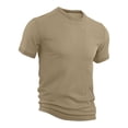 thumbnail image 5 of Breeze Shirts for Men Beer Belly Wearbreeze Short Sleeve Collared Textured Casual Golf Shirt Quick Dry Khaki L, 5 of 7