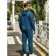 thumbnail image 5 of Coshow Men's 2 Piece Hoodie Sportswear Long Sleeve Casual Set Jogger Sports Set, 5 of 5