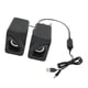 thumbnail image 3 of Altavoz de computadora Mini altavoz de escritorio con control de volumen con cable alimentado por USB con luces RGB para el trabajo en casa, 3 of 5