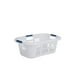 thumbnail image 1 of Cesto para ropa sucia Rubbermaid Hip-Hugger de 56 L, blanco, apilable, 1 of 5