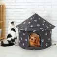 thumbnail image 4 of Antqov Dog House, Washable Outdoor Cat Dog House Foldable Warm Cave for Winter Indoor House Sunscreen Dog Nests Supplies, 4 of 6