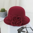 thumbnail image 3 of Outfmvch Bucket Bowler Hats Church Hats Bucket Hat for Women Hat Women Funeral Hat Fascinators Hats for Women Womens Sun Hat J M, 3 of 3