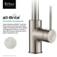 thumbnail image 4 of Kraus Oletto Single Handle Pull Down Sprayer Stainless Steel Kitchen Faucet, 4 of 7