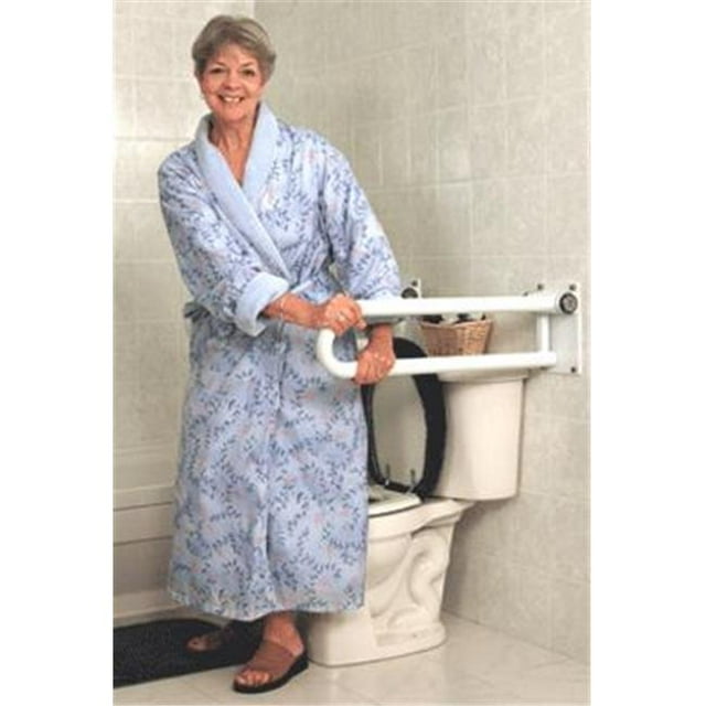 HealthCraft Products PT-WR32R-PCW P.T. Rail- Hinged- 32 -81cm- Right- White