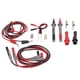 thumbnail image 2 of Juego De Cables De Prueba, Kit De Cable De Prueba De Multímetro Multifuncional Kit De Prueba De Multímetro Reemplazable Con Sonda Con Pinzas De Gancho Para Condensadores De Resistencias, 2 of 14