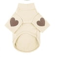 thumbnail image 3 of New Shirt Pet Warm Clothes Pet Dog Clothes Base Designer Cute Love Bear Teddy Yorkshire Hoodie Puppy Clothing Mwtjk01 MBeige, 3 of 4