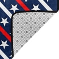 thumbnail image 6 of XMXY Patriotic Red White Blue Stars Strips Area Rugs Doormat Outdoor Entrance, Facecloth Non-slip Floor Mat Rug for Living Room Kitchen Sink Area Indoor,72"x48", 6 of 9