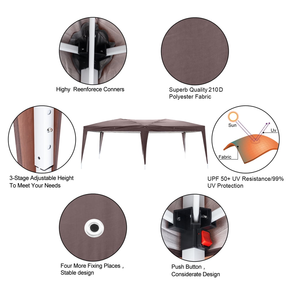 Aimee Lii 118"x236" Canopy Tent Awnings for Decks, Awnings for Patio Waterproof, Backyard Canopy Gazebo, Outdoor Patio Awnings for Party Camping BBQ Events, Brown Aimee Lii 118"x236" Canopy Tent Awnings for Decks, Awnings for Patio Waterproof, Backyard Canopy Gazebo, Outdoor Patio Awnings for Party Camping BBQ Events, Brown