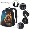 thumbnail image 3 of Pofeuu Squirrel Sleeping In Tree Print Backpack Travel Backpacks With Lunch Bag Pencil Bag Set 3 pcs Set Cartoon Backpack, 3 of 7