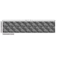 thumbnail image 3 of Ambesonne Fashion Fabric by the Yard Upholstery, Abstract Floral Monochrome, 3 Yards, Charcoal Grey and Off White, 3 of 5