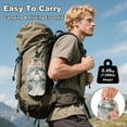 thumbnail image 5 of Wobogo White Cat with Flower Camping Hammocks 330 lb Capacity with Tree Straps and Hanging Pockets for Outside Hiking Beach Backpack Travel, 5 of 8