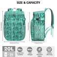 thumbnail image 2 of Sac à Dos Glacière à Imprimé Animal Dynamique - Glacière Souple Isolée de 20 L pour le Camping, la Randonnée et les Fêtes, Grande Capacité et Portable, 2 of 5