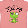 thumbnail image 4 of Inktastic Daddy's Little Princess Cute Frog Girls Toddler T-Shirt, 4 of 5
