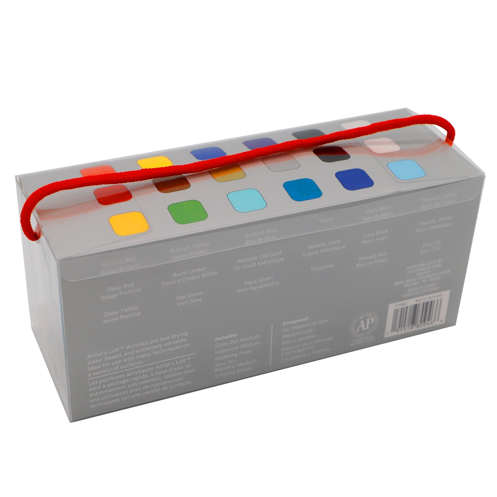 18 Color Acrylic Paint & Mediums Set by Artist's Loft - 21ml