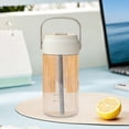 thumbnail image 6 of Water Bottle with Straw and Fruit Infuser, 800ml Leakproof Shatterproof Plastic Cup, Cute Floral Bottle for School and Students, 6 of 6