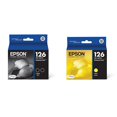 thumbnail image 1 of Cartuchos de tinta Epson 126 DuraBrite Ultra negro/amarillo WF-3520, 1 of 6