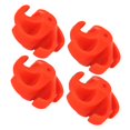 thumbnail image 4 of 4pcs de Tiro con Cuerda Amortigua de de Vibración Reductores de Goma - rojo Sunnimix Estabilizador de la cuerda del arco, 4 of 8