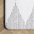 thumbnail image 3 of nuLOOM Diamond Stripes Anti Fatigue Kitchen or Laundry Room Comfort Mat, 18" x 30", Light Grey, 3 of 4