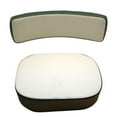 thumbnail image 2 of 105812ASA Green & White Seat Cushion Set Fits Oliver 1550 1555 1600 1650 1800, 2 of 8