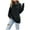 Black, variant on IROINNID Womens Sweater Turtleneck Pullover Sweater Solid Color Leisure Mid-Length Long Sleeve Autumn and Winter Knit
