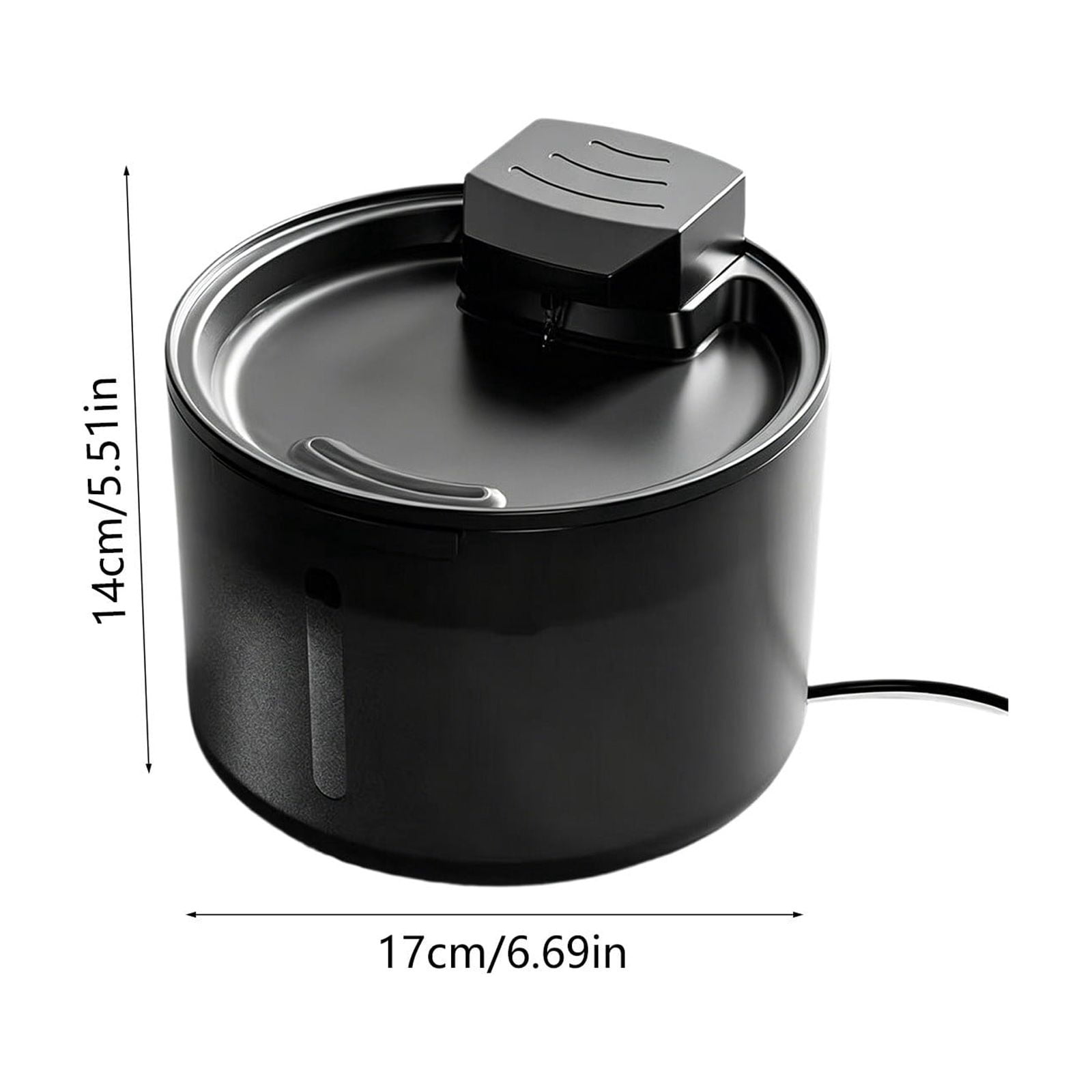 Pet Fountain, Automatic Cat Dog Water Dispenser 1.5L, Quiet Circulating Pump with Multi Stage Filtration, Easy Clean Indoor USB Powered Waterer