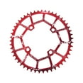 thumbnail image 3 of Bicycle Chainring 104BCD Roue à Chaîne Vélo Rond Chaîne Vélo Chainring Anneau à Vitesse Unique Pièces Rouge 50T, 3 of 9