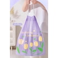 thumbnail image 6 of 200pcs 4 Gallon Trash Bags Drawstring Tear-Free Separated Plastic Can Liner for Bathroom Office Home Bedroom Small Garbage Basket Bags (purple tulip, 200Counts), 6 of 7