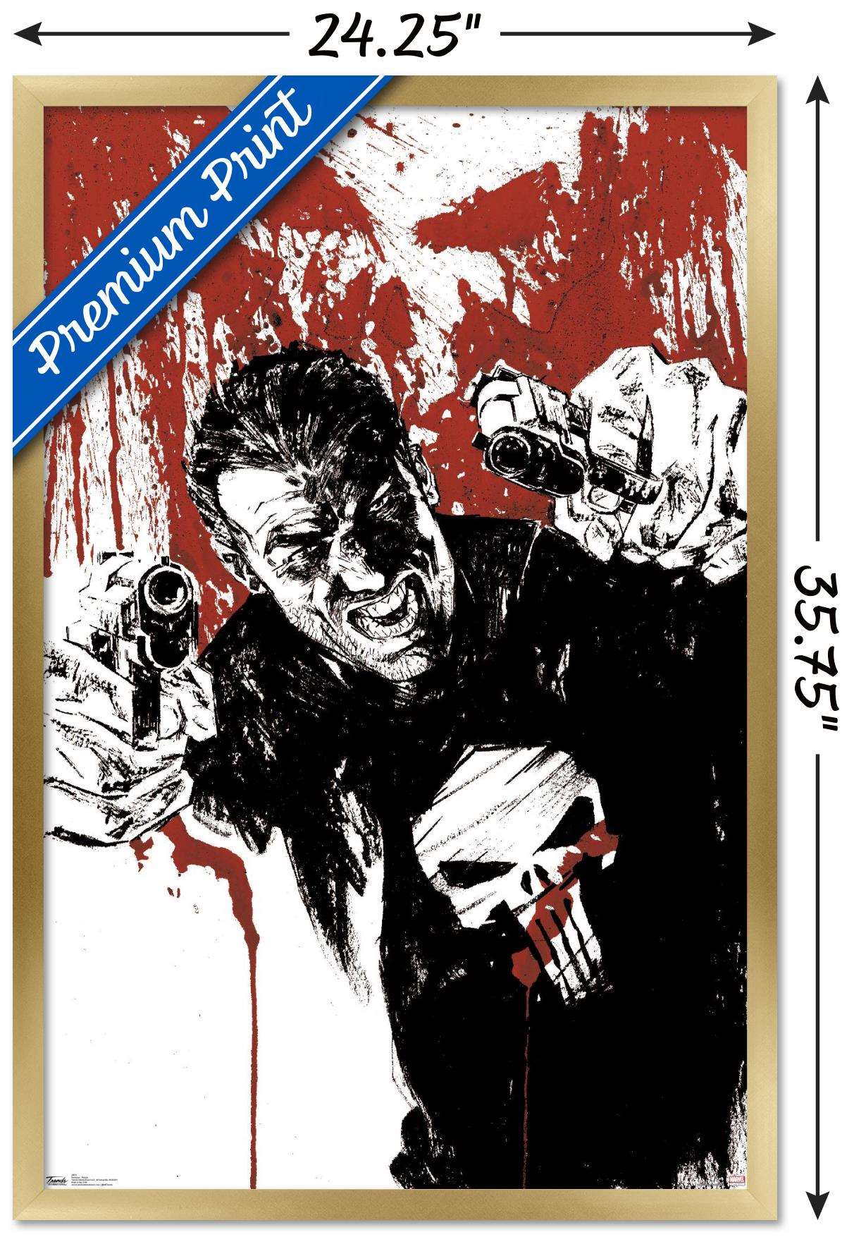 Marvel Comics - The Punisher - Pistols Wall Poster, 22.375" x 34", Framed
