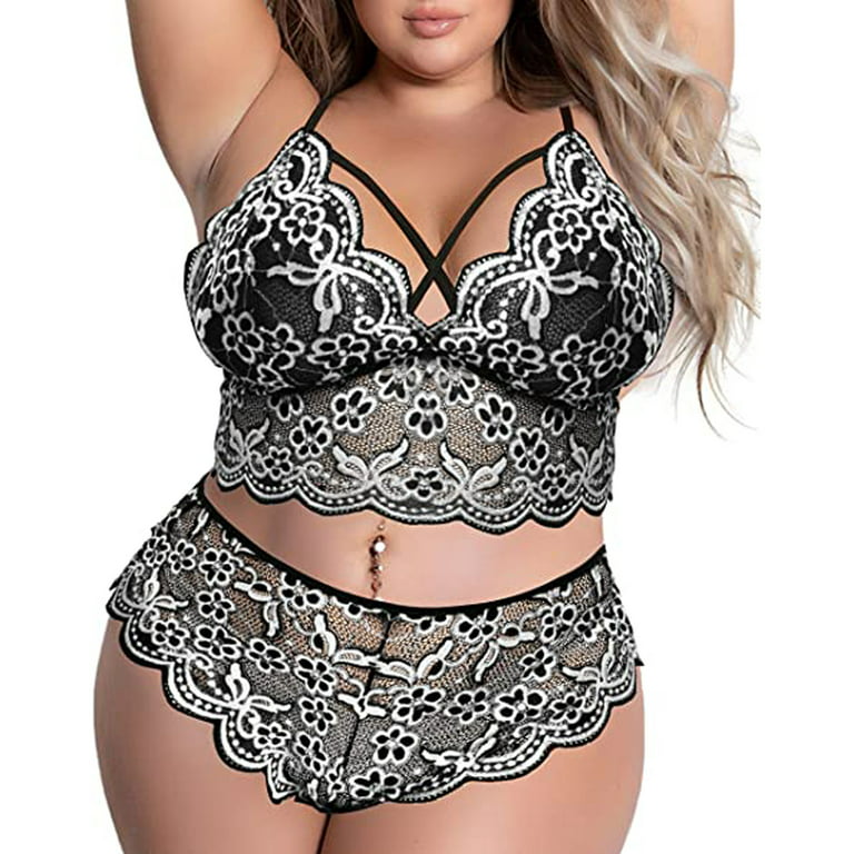 BDDVIQNN Bra And Panty Sets For Women Lingerie Sets Plus Size Sexy