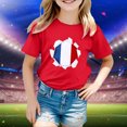 thumbnail image 2 of TZEWGL Cute Shirt For Kid Sport Prints Short Sleeve Round Neck Basic Clothes For Newborns size 8-9T, 2 of 5