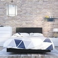thumbnail image 5 of Pemberly Row 76" Modern Wood Full Size Platform Bed in Black, 5 of 7