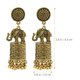 thumbnail image 3 of 1 par de pendientes de elefante estilo étnico, pendientes colgantes con borlas, pendientes de botón para mujer, 3 of 5