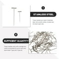 thumbnail image 4 of MasteelfCA 150Pcs Daily Use Wig Needles Stainless Steel Wig Pin Convenient Blocking Needles, 4 of 8