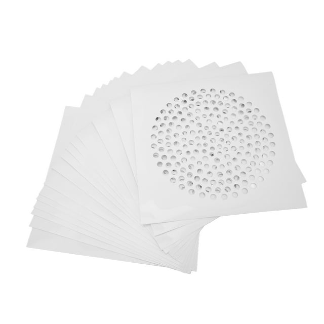 Disposable Drain Stickers, Fast Drainage Widely Used Easy To Stick Shower Hair Catcher Sticker For Bathroom For Salon 15pcs